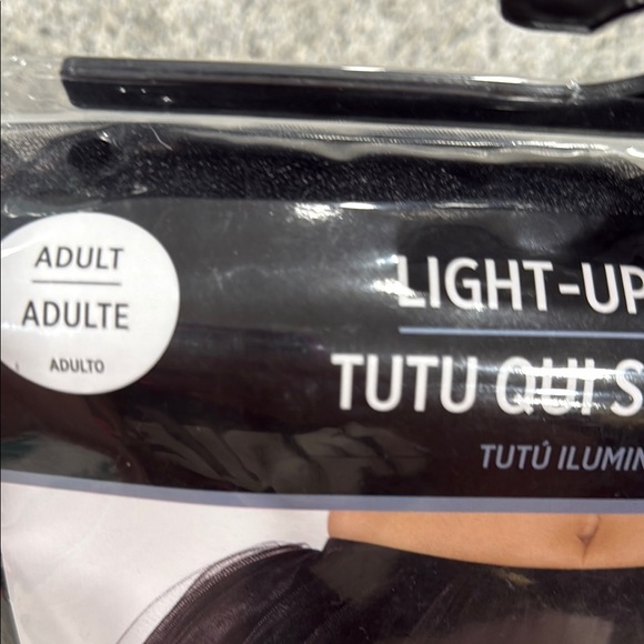 Black Light-Up Tutu with 3 light Modes for women - Picture 3 of 6